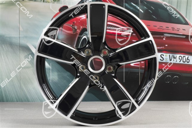 20-inch wheel Carrera Sport, 8,5J x 20 ET49, Jet Black Metallic