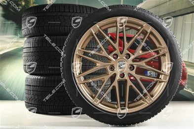 22-inch RS Spyder Design winter wheel set, rims 9J x 22 ET29 + 11J x 22 ET47 + NEW Continental winter tyres 255/40 R22 + 295/35 R22, neodyme
