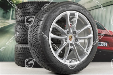 19-inch winter wheels set "Panamera S", rims 9J x 19 ET64 + 10,5 J x 19 ET62 + Michelin Pilot Alpin 4 winter tyres 265/45 R19 + 295/40 R19