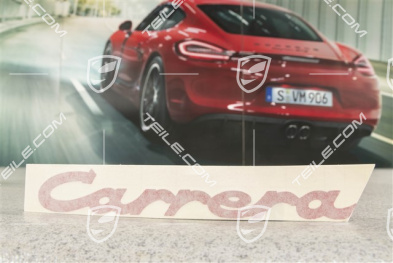 Logo "Carrera RS", Indian red, for rear lid