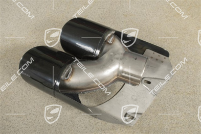 2,0L, Tail pipe, Black, L