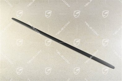 Roof cover moulding / trim, matte black