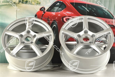 18-inch wheel rim set Boxster IV, 8J x 18 ET57 + 9,5J x 18 ET49