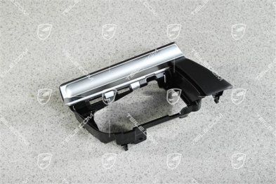 Blende / Zierleiste für Schalttafelverkleidung Seitendüse, Schwarz, L