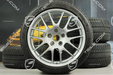 20" Komplet kół zimowych RS Spyder, felgi 9,5J x 20 ET65 + 10,5J x 20 ET65 + NOWE opony zimowe Michelin Pilot Alpin 4, 255/40 R20 + 285/35 R20, z RDK