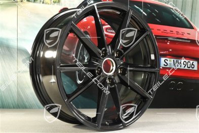 20" Felge Carrera S, 8,5J x 20 ET53, Tiefschwarz Metallic