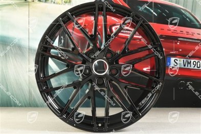 21" Felgensatz RS Spyder Design, 11J x 21 ET49 + 9,5J x 21 ET46, schwarz hochglanz