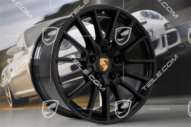 19" Komplet felg SportDesign, 8J x 19 ET57 + 11J x 19 ET51, czarny połysk