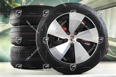 20-inch Cayenne Aero winter wheel set, wheel rims 9J x 20 ET14 + 11J x 20 ET37 + Goodyear UltraGrip Performance 3 SUV winter tyres 255/55 R20 + 305/45 R20