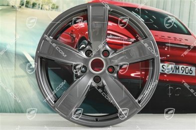 20-inch wheel rim Carrera Sport, 10,5J x 20 ET47, Boxster T / Cayman T, titanium