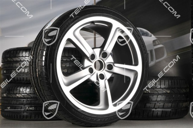 20" Komplet kół letnich SportTechno, 8,5J x 20 ET57 + 10J x 20 ET50, opony 235/35 ZR20 + 265/35 ZR20 z czujnikami RDK