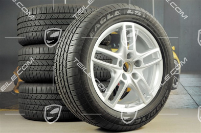 19" Koła  Cayenne Turbo wielosezonowe, 4x felgi 8,5 J x 19 ET 59 + opony całoroczne Goodyear Eagle LS2 265/50/19 z czujnikami ciśnienia