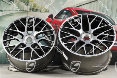 20-inch Turbo S wheel set, central lock, 9J x 20 ET51 + 11,5J x 20 ET56