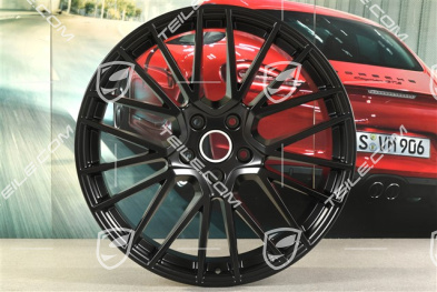 22" komplet felg RS Spyder, 10J x 22 ET48 + 11,5J x 22 ET52, czarny satynowy półmat