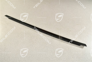 Listwa aluminiowa tylnych drzwi, czarny mat, L