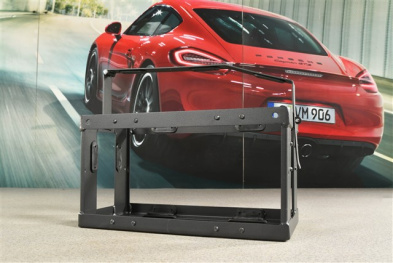 Container holder for fixing to the roof valley, 911 Dakar