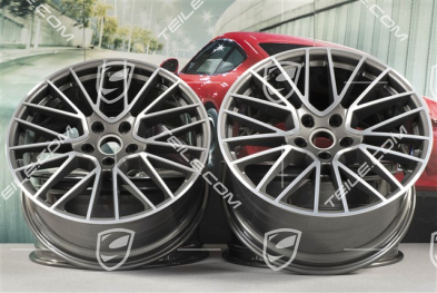 21" Komplet felg RS Spyder, 11J x 21 ET49 + 9,5J x 21 ET46, do Cayenne Coupe
