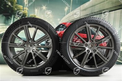20-inch Panamera Turbo Winter wheel set, wheel rims 9,5J x 20 ET71 + 10,5J x 20 ET71 + NEW Michelin winter tyres 275/40 R20 + 315/35 R20, Turbonit