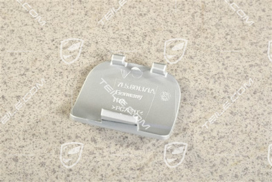 Zaślepka uchwytu koła zapasowego na tylnej klapie, aluminium satynowe