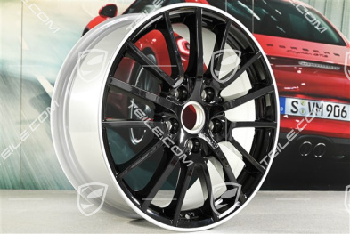 19" Felga "Sport Design", 8J x 19 ET57, gwiazda felgi czarna / rant srebrny