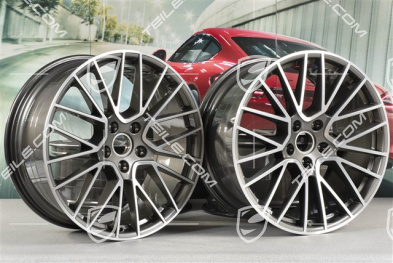 21" Komplet felg RS Spyder, 11J x 21 ET49 + 9,5J x 21 ET46, do Cayenne Coupe