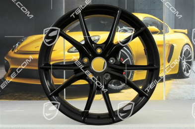 20" komplet felg Carrera S IV, Felgi 8,5 J x 20 ET49 + 11,5 J x 20 ET56, czarny półmat satyna