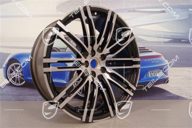 21-inch Turbo III alloy wheel rim, 9J x 21 ET26, black high gloss
