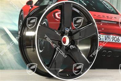 19" Felga "SportClassic", 8J x 19 ET21, czarny wysoki połysk