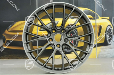 20" Felgensatz RS SPYDER Design, 8,5J x 20 ET49 + 11,5J x 20 ET56, Platinum-Seidenmatt
