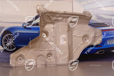 Centre tunnel heat protection, underbody