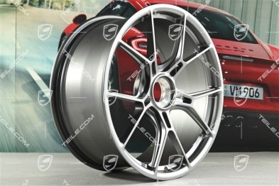 20-inch GT3 wheel rim, 9.5J x 20 ET46, dark silver