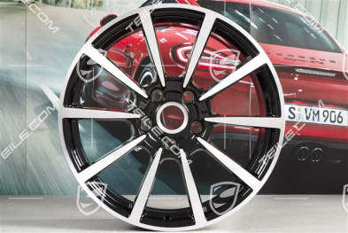 20" Felga Carrera Classic (II), 8,5J x 20 ET49, czarny wysoki połysk