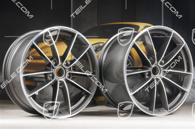 20+21-inch wheel rim set Carrera Classic, rims: front 8,5J x 20 ET53 + rear 11,5J x 21 ET67