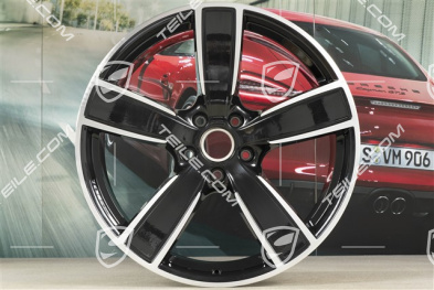 22" Sport Classic Felge, 11,5J x 22 ET52, Schwarz Hochglanz