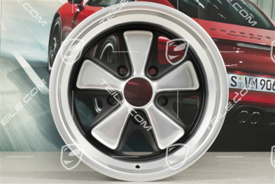 15-inch Fuchs wheel rim 8J x 15, prod. year 1981, restored