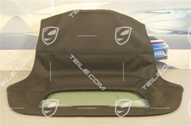 Convertible top covering, black