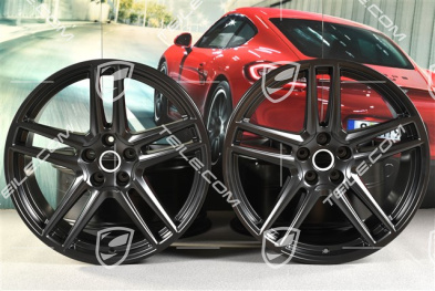 20" Felgensatz "Macan Turbo", 9J x 20 ET 26 + 10J x 20 ET19, BORBET, schwarz seidenmatt