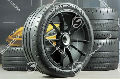 20+21" GT3 RS wheel set, rims: front 9,5J x 20 ET50 + rear 12,5J x 21 ET48 + Michelin Pilot Sport Cup 2 summer tyres: 265/35 R20 + 325/30 R21, black