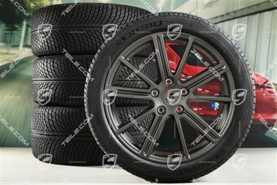 20-inch Panamera Turbo Winter wheel set, wheel rims 9,5J x 20 ET71 + 10,5J x 20 ET71 + NEW Michelin winter tyres 275/40 R20 + 315/35 R20, Turbonit