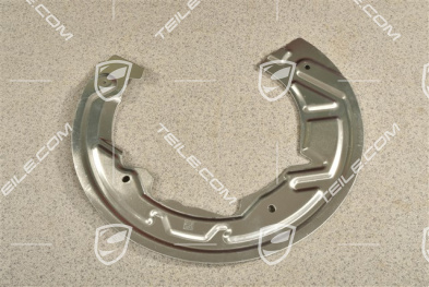Rear axle disc brake protective plate, R