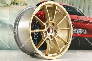 20" komplet felg "Spyder" / "718 Sport", felgi 8,5J x 20 ET57 + 10,5J x 20 ET47, Aurum satynowy półmat