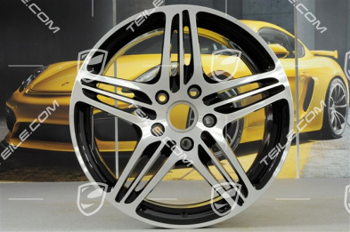 19" Felge "Turbo", 8,5J x 19 ET56, schwarz hochglanz