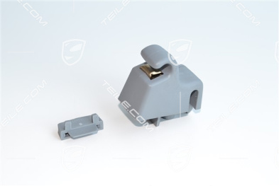Sun visor Sunshade housing/ mounting, Steel grey, R