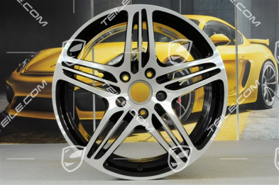 19-inch "Turbo" wheel, 11J x 19 ET51, black high gloss