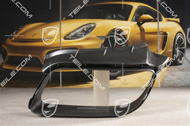 Cover, Tail pipe, black mat, L