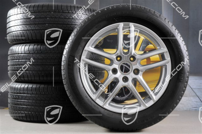19" Cayenne Turbo IV Ganzjahresräder Satz Facelift 2014->, Felgen 8,5J x 19 ET59 + Michelin Latitude Tour HP Ganzjahresreifen 265/50 R19, mit RDK-Sensoren