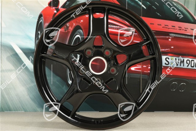 19-inch wheel Carrera S, S+M, 8J x 19 ET57, black high gloss