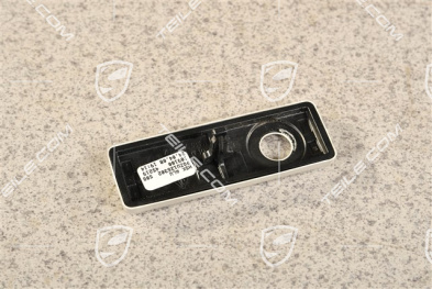 Glove compartment handle Satin Aluminium