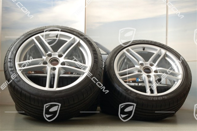 19" Carrera Sommerräder Satz 8,5J x 19 ET54 + 11J x 19 ET69, Sommerreifen 235/40 R19 + 285/35 R19