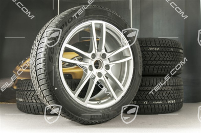 20-inch Cayenne Sport winter wheel set, rims 9J x 20 ET50 + 10,5J x 20 ET64 + Pirelli winter tyres 275/45 R20 + 305/40 R20, with TPMS